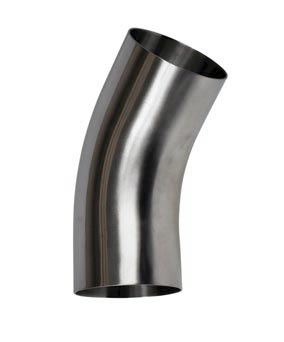 Καμπύλη 45&deg SMS ανοξείδωτη συγκόλλησης