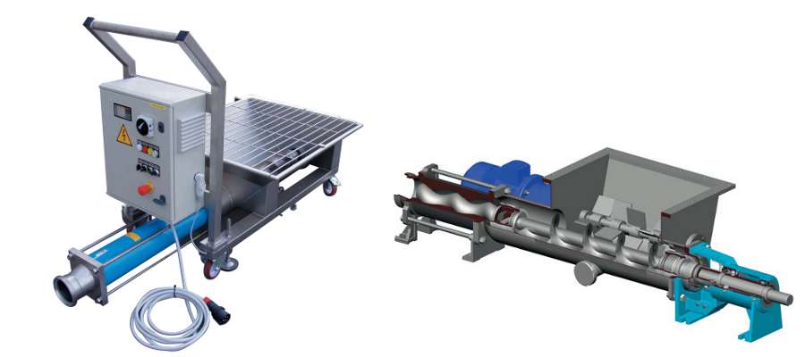 Ανοξείδωτες κοχλιοφόρες αντλίες τύπου MOHNO για κρασί